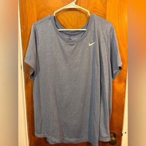 Nike Women’s Light Blue Dri-Fit Shirt